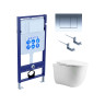 Комплект унитаз + инсталляция Aquatek SET AQUATEK КЛАССИК cm-010 4в1