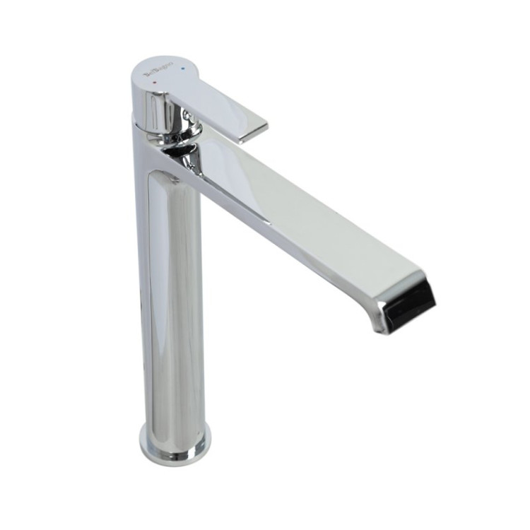 Смеситель для накладной раковины без донного клапана Cezares AURORA-LMC-CRM-W0