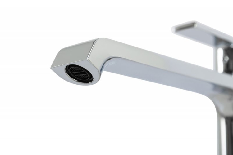 Смеситель для накладной раковины без донного клапана Cezares AURORA-LMC-CRM-W0