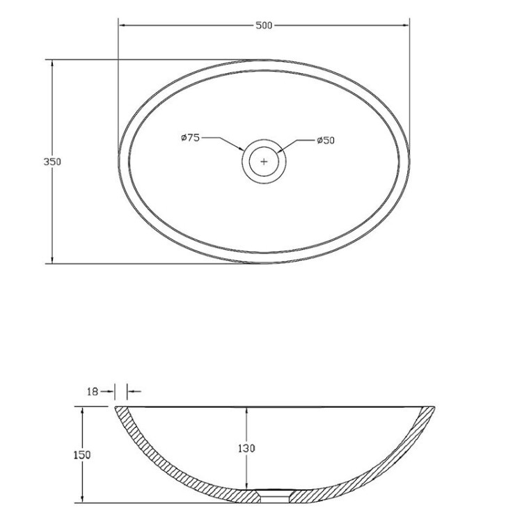 Раковина-чаша NT Bathroom 50 NT403