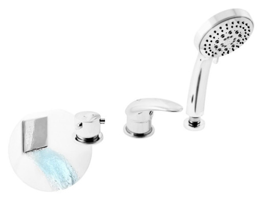 Смеситель на борт ванны Rav Slezak Dunaj D463.5P