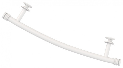 Полка выгнутая Сунержа 370 Матовый белый