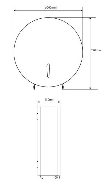 Диспенсер для туалетной бумаги Bemeta 125212051