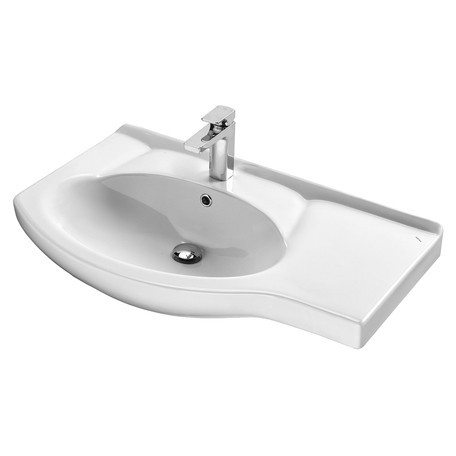 Раковина Santek Коралл 83 отверстие под смеситель 1WH110228 с правым крылом