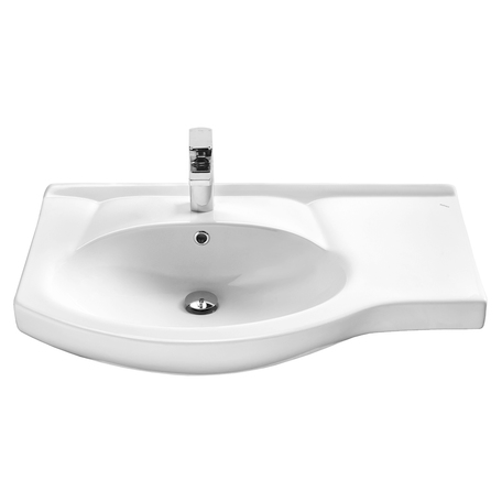 Раковина Santek Коралл 83 отверстие под смеситель 1WH110228 с правым крылом