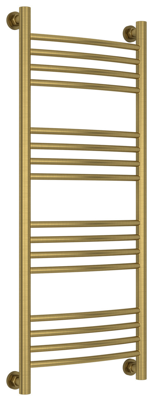 Полотенцесушитель водяной Сунержа Богема+ выгнутая 1000х400 Состаренная латунь