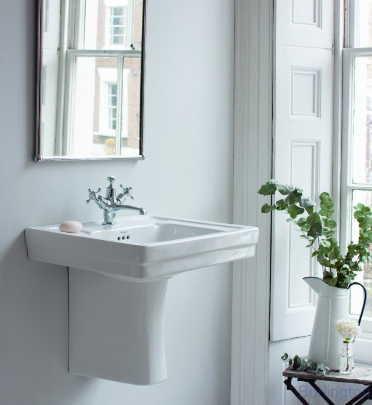 Cмеситель для раковины на 1 отверстие с кнопкой Click-Clack [CL6]