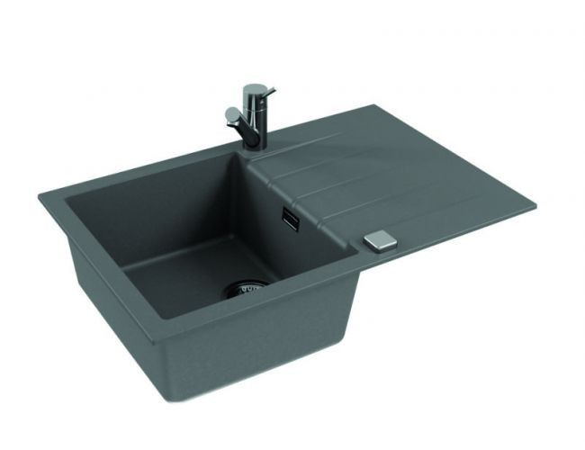 Мойка ALVEUS GRANITAL CADIT 20 CONCRETE - G81 790 X 500  1X в комплекте с сифоном 1132823,