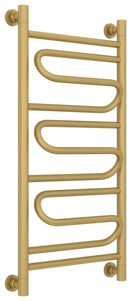 Полотенцесушитель водяной Сунержа Элегия+ 800х400 Матовое золото