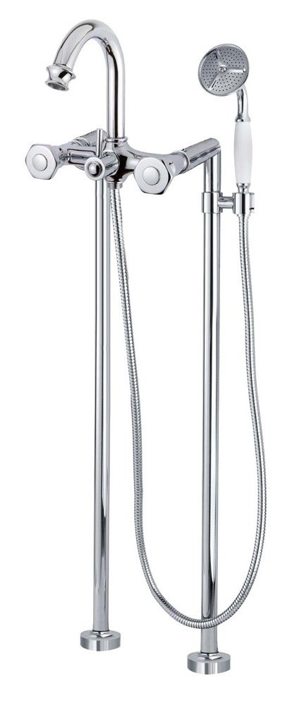 Напольный смеситель для ванны с ручным душем Cezares APHRODITE-VDP-03/24-S1