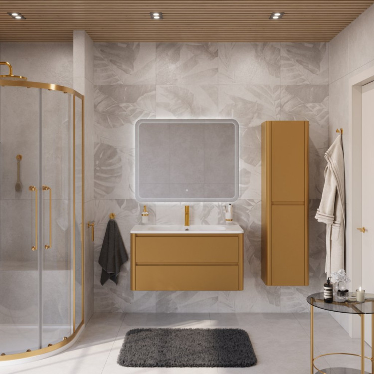 Раковина из искусственного мрамора 800х480х135 Cezares CZR-800/480-LV-MR-NV