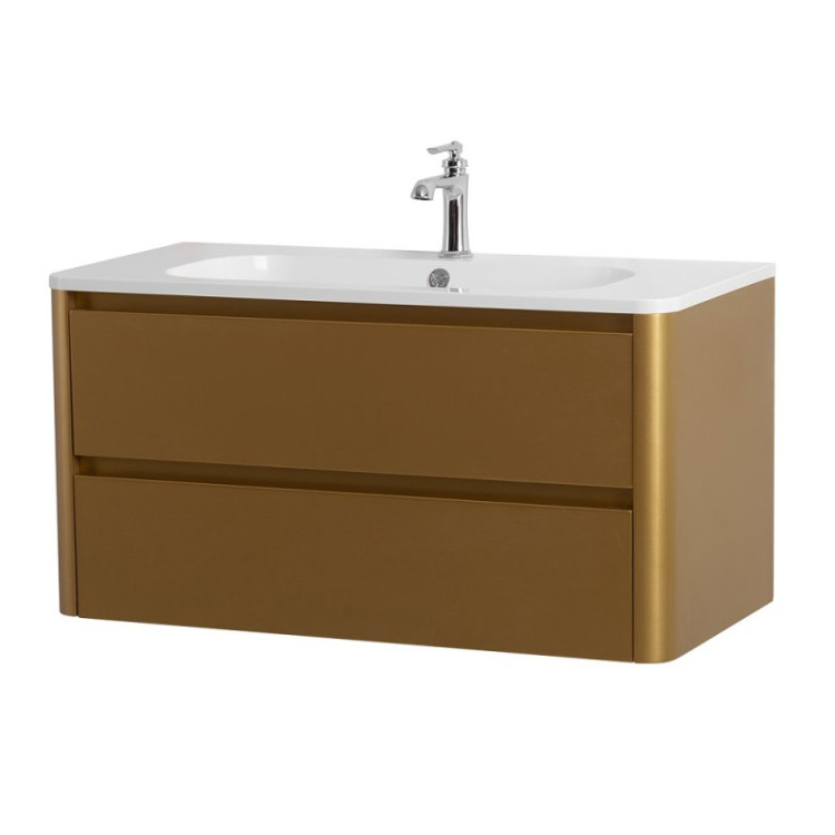 Раковина из искусственного мрамора 800х480х135 Cezares CZR-800/480-LV-MR-NV