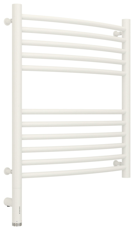 Полотенцесушитель электрический Сунержа Богема 3.0 выгнутая 600х500 МЭМ левый Матовый белый