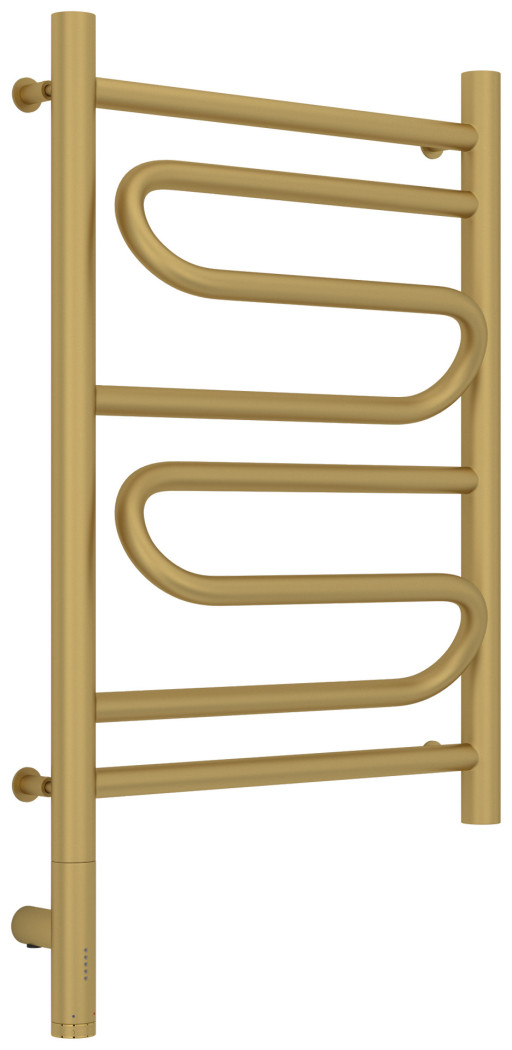 Полотенцесушитель электрический Сунержа Элегия 3.0 600х400 МЭМ левый Матовое золото