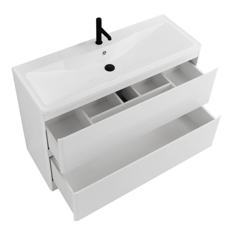 Раковина из литьевого мрамора, 1200х455х145 Cezares BB1200/455-LV-MR-ALR