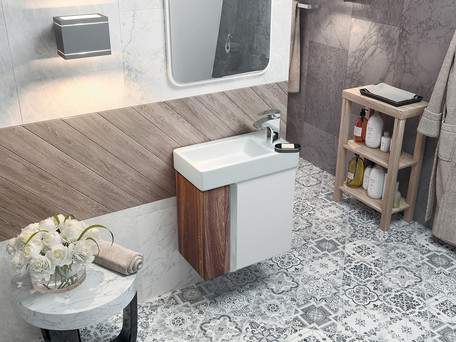 Раковина Santek Эрис 46 отверстие под смеситель справа 1WH301972