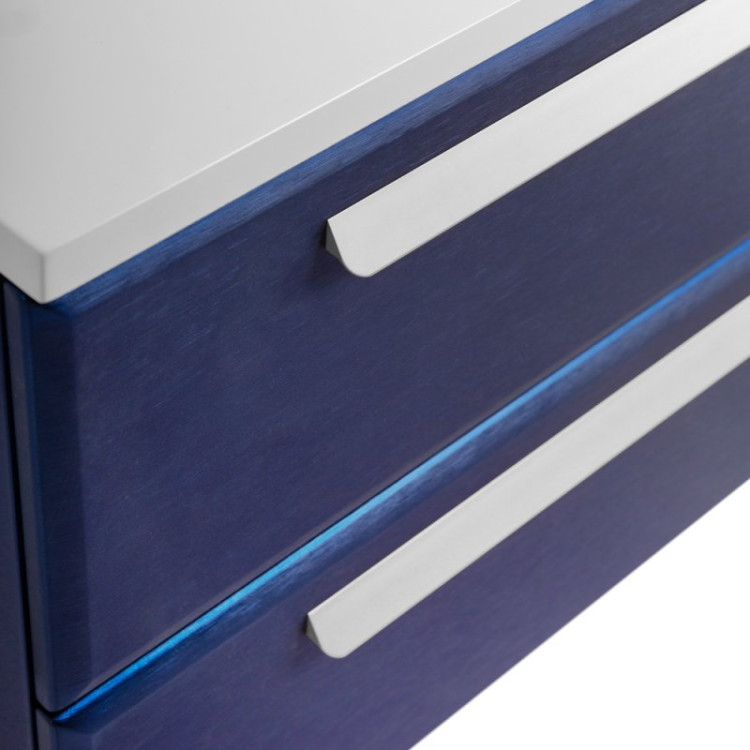 База под раковину подвесная с двумя выкатными ящиками, 898x472x500 Cezares ECO-900-2C-SO-SPF-P