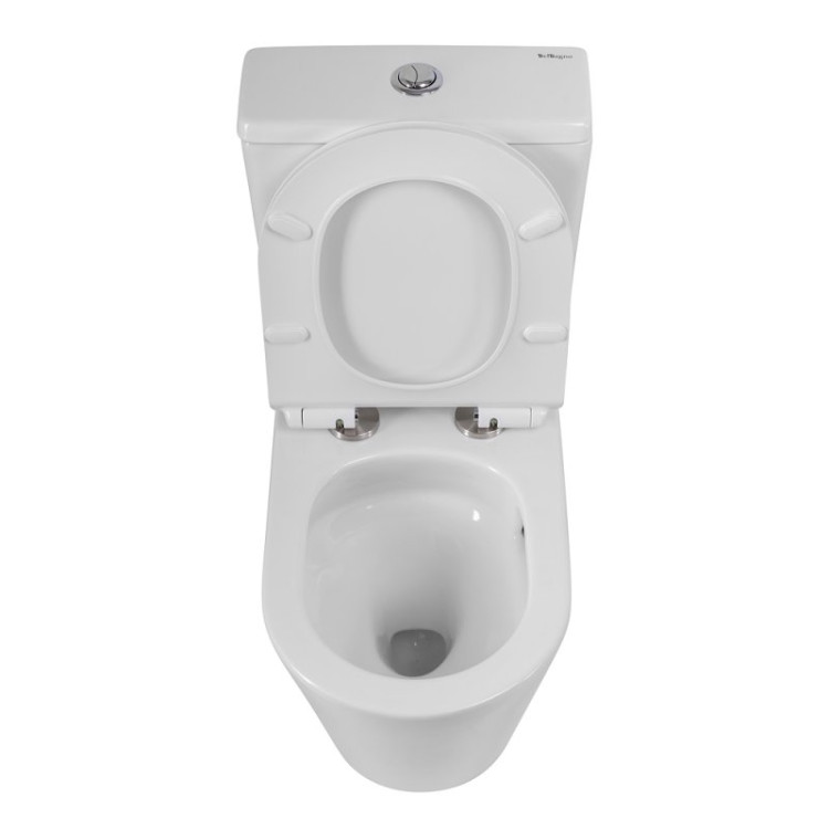 Сиденье дюропластовое с быстросъёмными петлями, механизмом Soft Close Cezares BB870SC