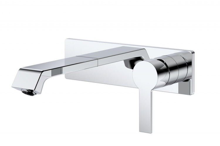 Смеситель для раковины без донного клапана встраиваемый Cezares AURORA-BLVM-CRM-W0