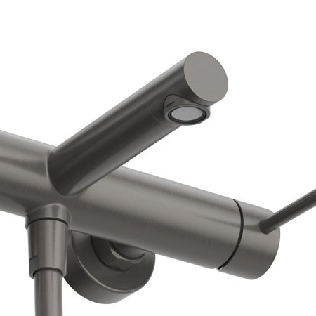 Смеситель для ванны и душа в комплекте с ручным душем, шлангом и держателем Cezares RELAX-VD-GM