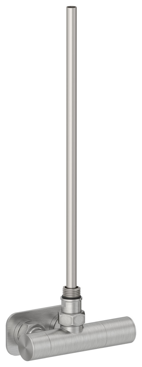 Вентиль 1х1/2&quot; Сунержа угловой маховик-скрытый EU50 правое Сатин