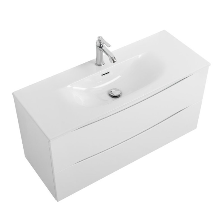 База под раковину подвесная с двумя выкатными ящиками BelBagno MARINO-CER-MINI-900-2C-SO-BO-P