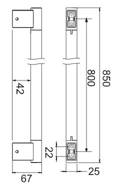 Штанга Keuco Edition 300 54985 010800