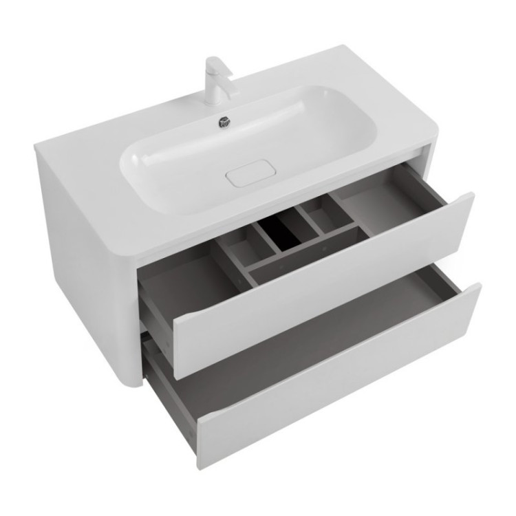 Раковина из искусственного мрамора, 1000x480x135 Cezares CZR-1000/480-LV-MR-NV