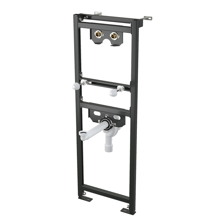 Монтажная рама для умывальника и смесителя co встроенным сифоном Alcadrain A104AVS/1200