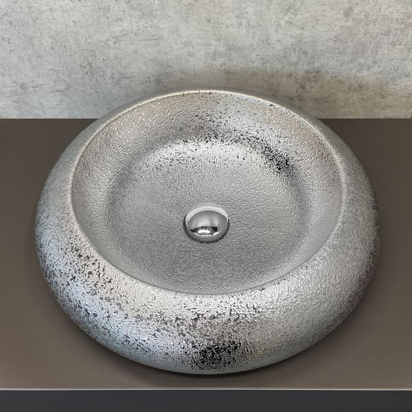 COMFORTY. Раковина 7031ASS серебро