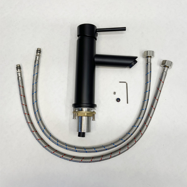 COMFORTY. Смеситель для раковины, картридж 35 мм, черный матовый, FC018A-CMT