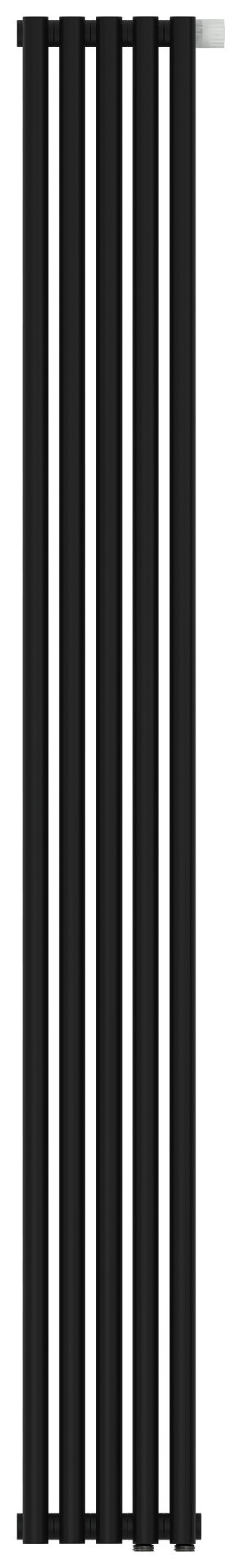 Отопительный радиатор Сунержа Эстет-1 EU50 правый 1800х225 5 секций Матовый чёрный