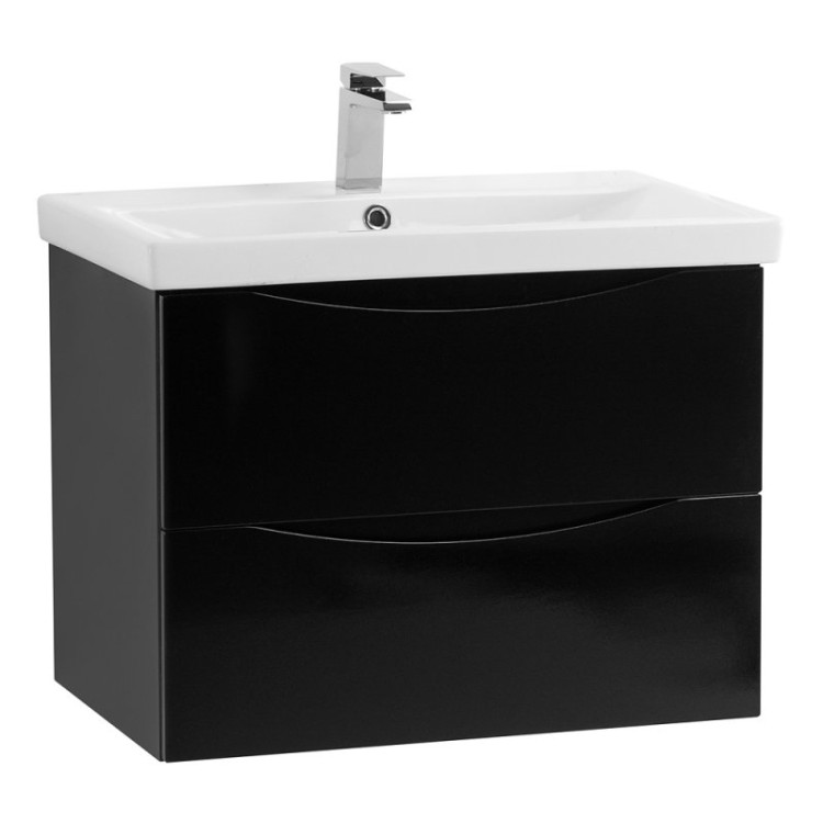 База под раковину подвесная с двумя выкатными ящиками, 664x440x500 BelBagno MARINO-CER-700-2C-SO-BL-P