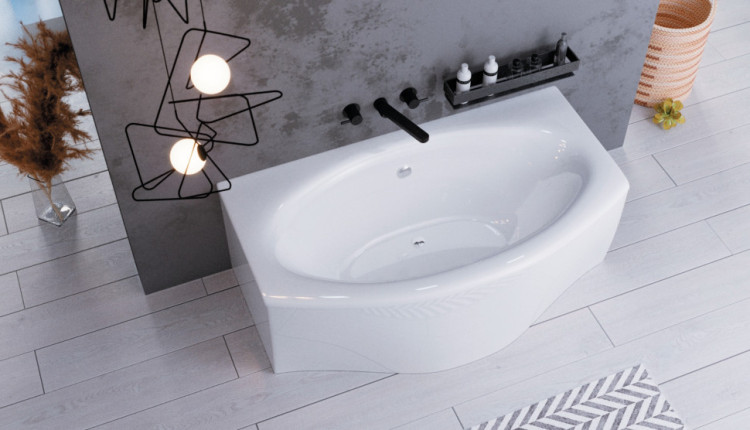 Ванна акриловая прямоугольная 1Marka NEGA 170*95