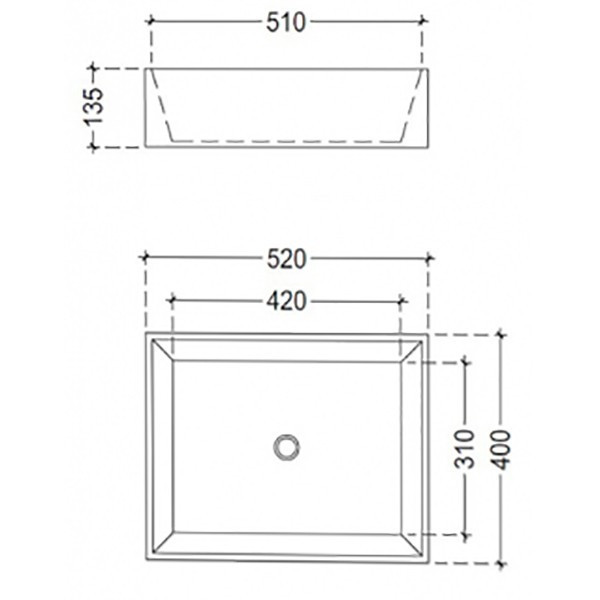Раковина-чаша Jaquar JDS 50 JDS-WHT-25907N