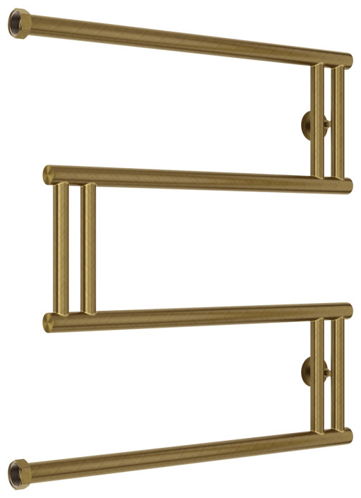 Полотенцесушитель водяной Сунержа High-Tech model &quot;M+&quot; 600х600 Состаренная бронза