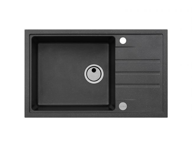 Мойка INTERMEZZO 130 GRANITAL CARBON - G91 780X480X200 1X в компл.с сифоном 111729,