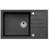 Мойка INTERMEZZO 130 GRANITAL CARBON - G91 780X480X200 1X в компл.с сифоном 111729,