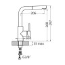Смеситель для мойки ALVEUS SIROS - P G55 BEIGE,
