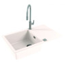 Мойка ALVEUS GRANITAL CADIT 40 ARCTIC - G11 860 X 500 1X в комплекте с сифоном 1132823,