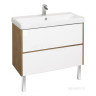 Тумба под раковину AQUATON Сканди 90 белая, дуб рустикальный 1A251901SDZ90