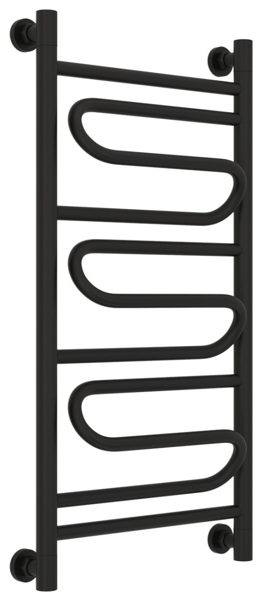 Полотенцесушитель водяной Сунержа Элегия+ 800х400 Матовый чёрный