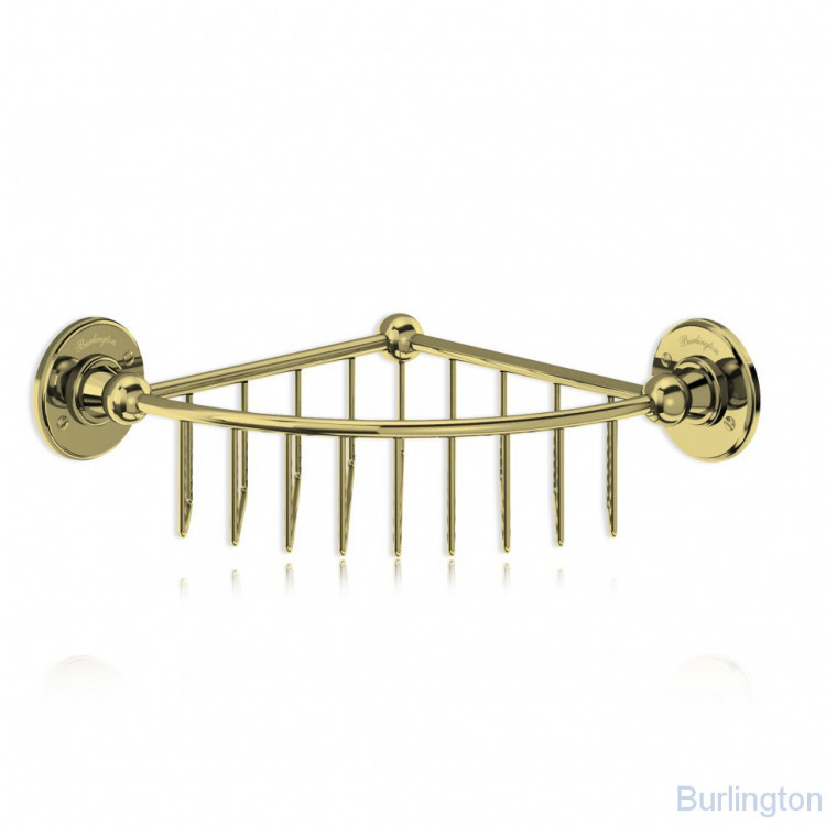 Угловая полка-решетка, глубокая [A22 GOL]