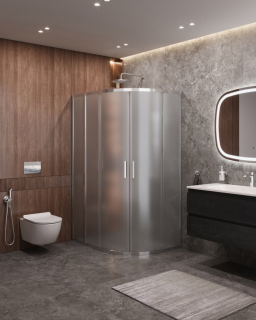 Душевой уголок MOLVENO-RH-2 Cezares MOLVENO-RH-2-130/100-P-Cr