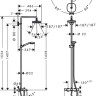Душевая система Hansgrohe Croma Select E 27352400 с термостатом