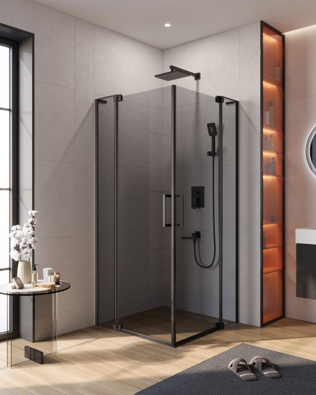 Душевой уголок SLIDER AH-2 Cezares SLIDER-AH-2-80/90-100/110-C-Cr