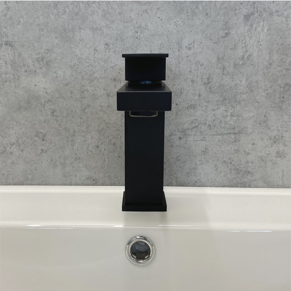 COMFORTY. Смеситель для раковины, картридж 35 мм, черный матовый, FC045A-CMT