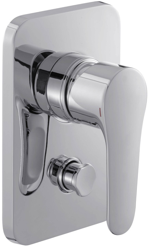 Встраиваемый смеситель с переключателем на 2 выхода, лицевая панель July Jacob Delafon JULY E98714-CP