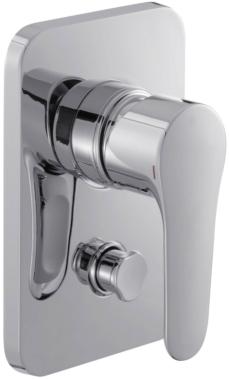 Встраиваемый смеситель с переключателем на 2 выхода, лицевая панель July Jacob Delafon JULY E98714-CP