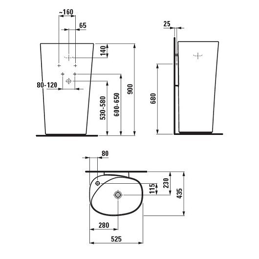 Раковина Laufen Palomba 52 8.1180.4
